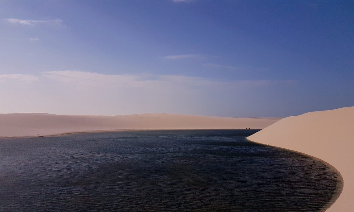 water and sand